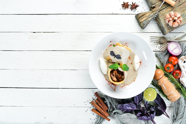 Plato casero bien presentado